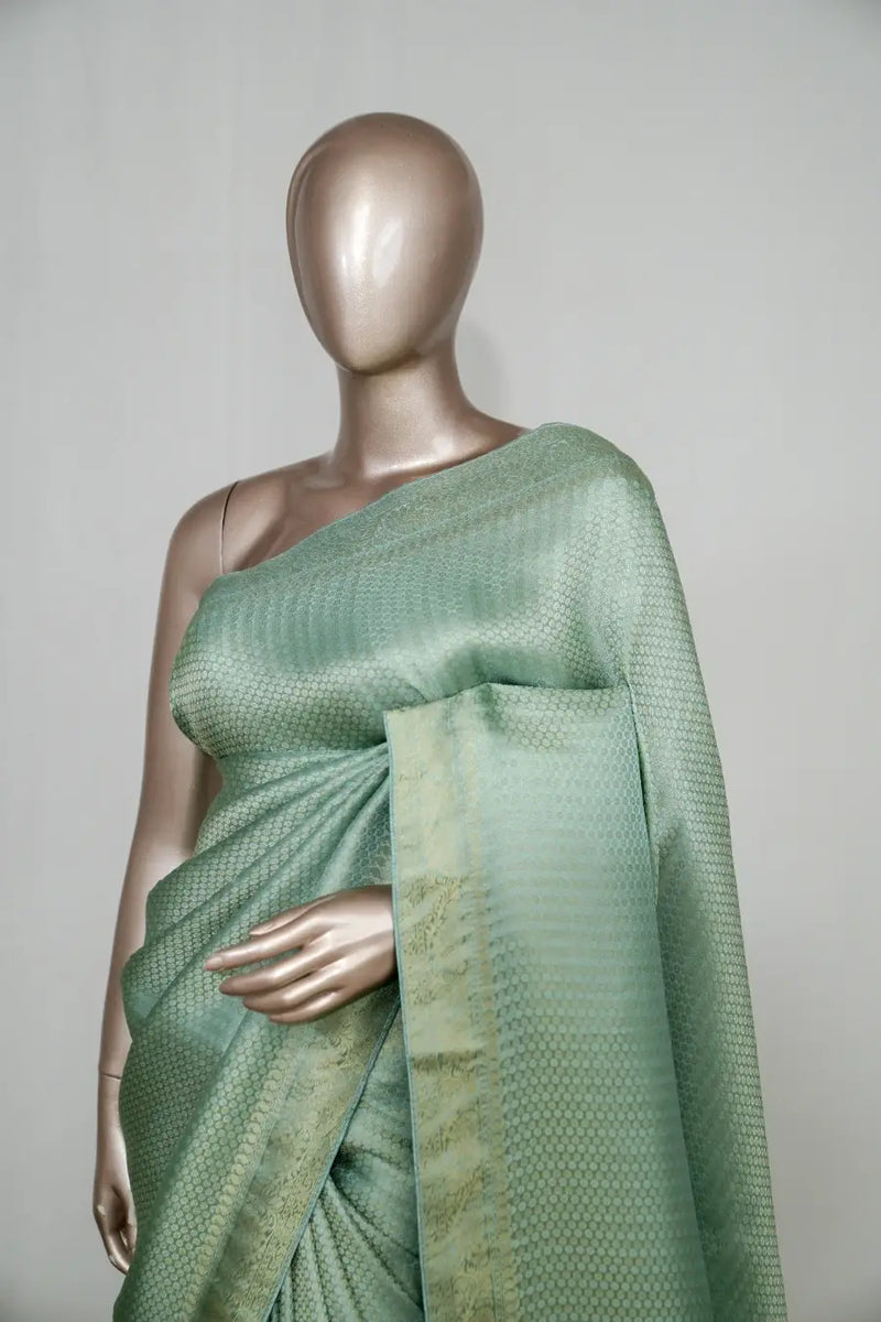 Semi Katan Banarasi Saree  SAN4573