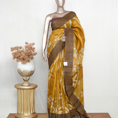 Printed Tussar Silk Saree SAN4184