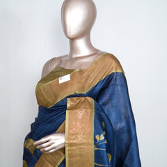 Printed Tusser Silk Saree SAN4170
