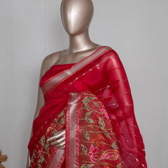 Organza Tissue Saree  SAN4939