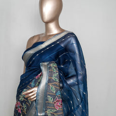 Organza Tissue Saree  SAN4939