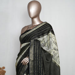 Print Mysore Silk Saree SAN4445