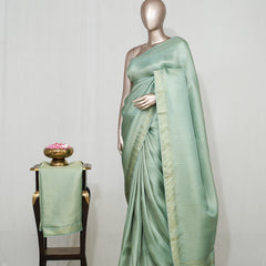 Semi Katan Banarasi Saree  SAN4573