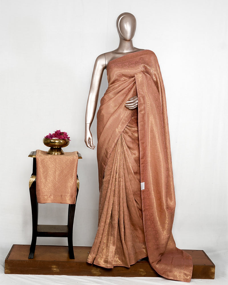Tissue Brocade Banarasi Saree   SAN4001