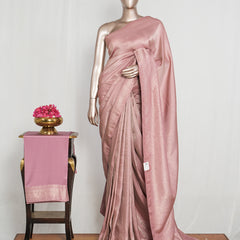 Semi silk with rich brocade weave Sarees  SAN4625
