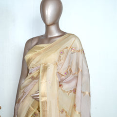 Pure Chanderi Silk Saree SAN4537