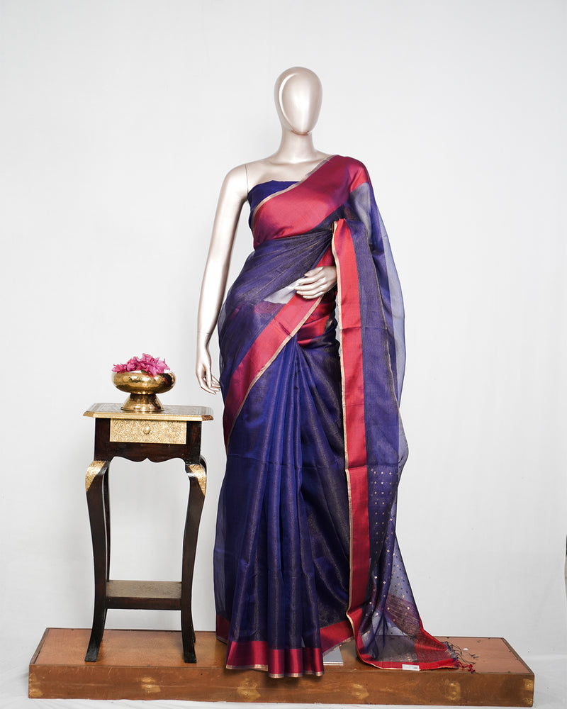 Pure Kora Silk Organza Saree   SAN4926