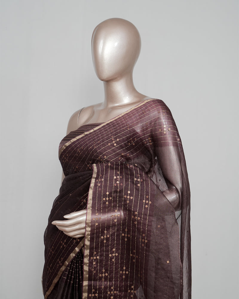 Pure Kora Silk Organza Saree  SAN4930