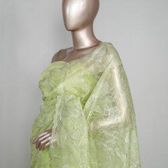 Semi Turkish Organza Saree SAN4956