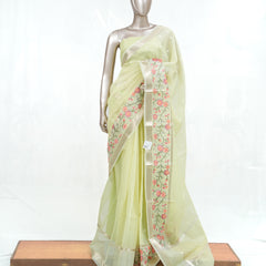 floral Tissue Organza H 005396