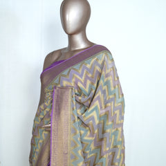 Georgette Banarasi Silk Saree SAN4395