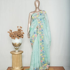 Crystal Organza Saree SAN4319