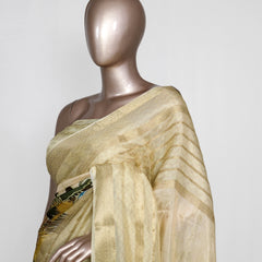 Print Mysore Silk Saree SAN4438