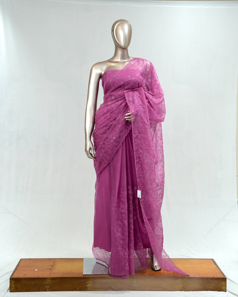 Organza Saree C SAN4075