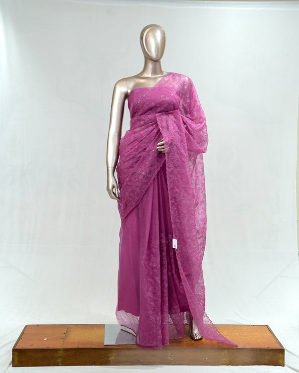 Organza Saree C SAN4075