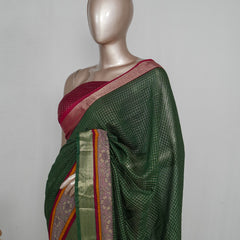 Mysore Semi Silk Saree with Kalamkari SAN4981