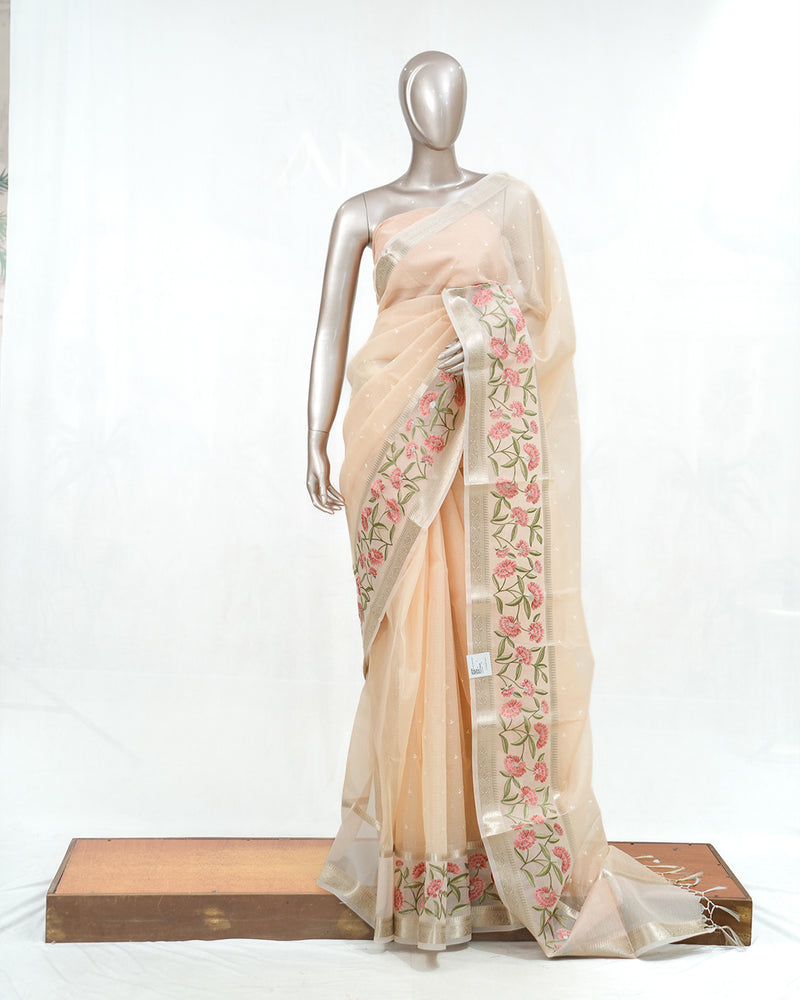 floral Tissue Organza  G 005396