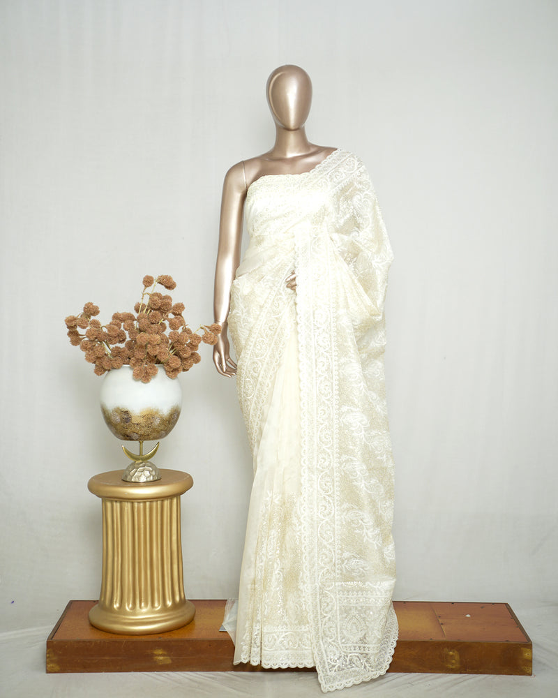 Organza Saree  SAN4858