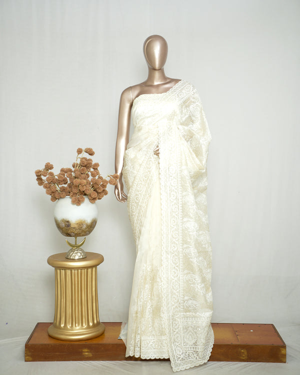 Organza Saree  SAN4858