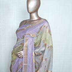 Pure Chanderi Silk Saree  SAN4544