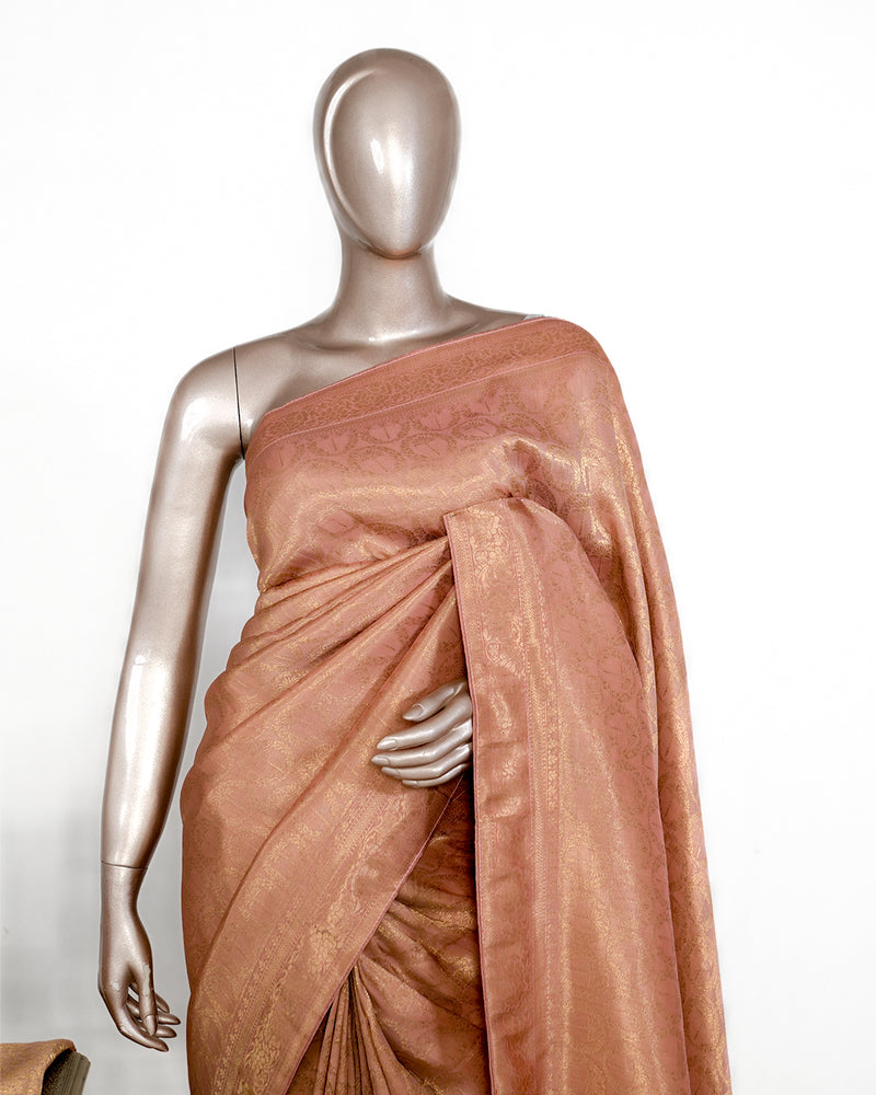 Tissue Brocade Banarasi Saree   SAN4001