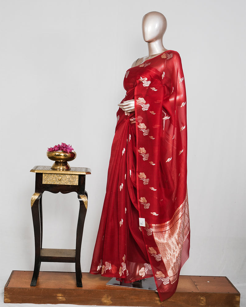 Pure Kora Silk Organza Saree  SAN4932