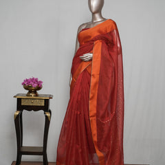 Pure Kora Silk Organza Saree  SAN4926
