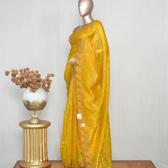 Shimmer Crushed _Crushed Tissue EMB Saree (₹4300) A 004111