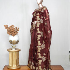 Organza Embroidery Saree SAN4967