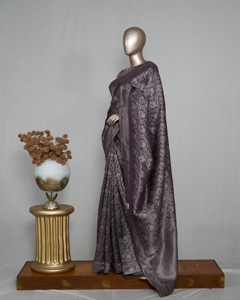 Semi Banrasi Silk Saree SAN4582