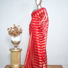Organza with Tissue Silk Saree SAN4483