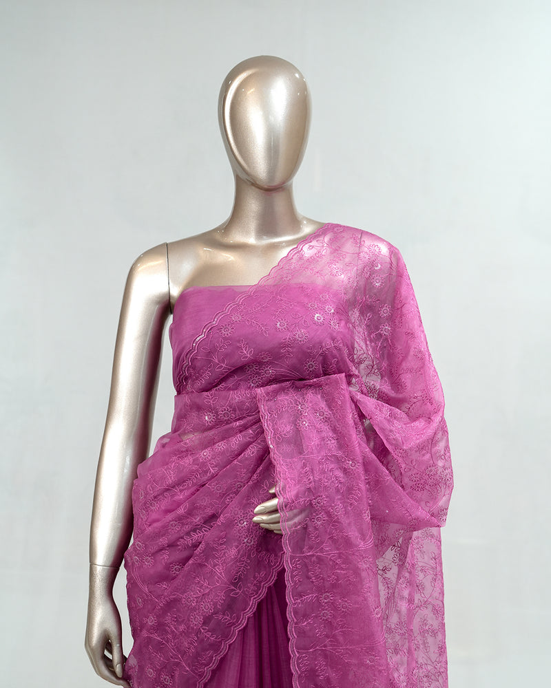 Organza Saree C SAN4075