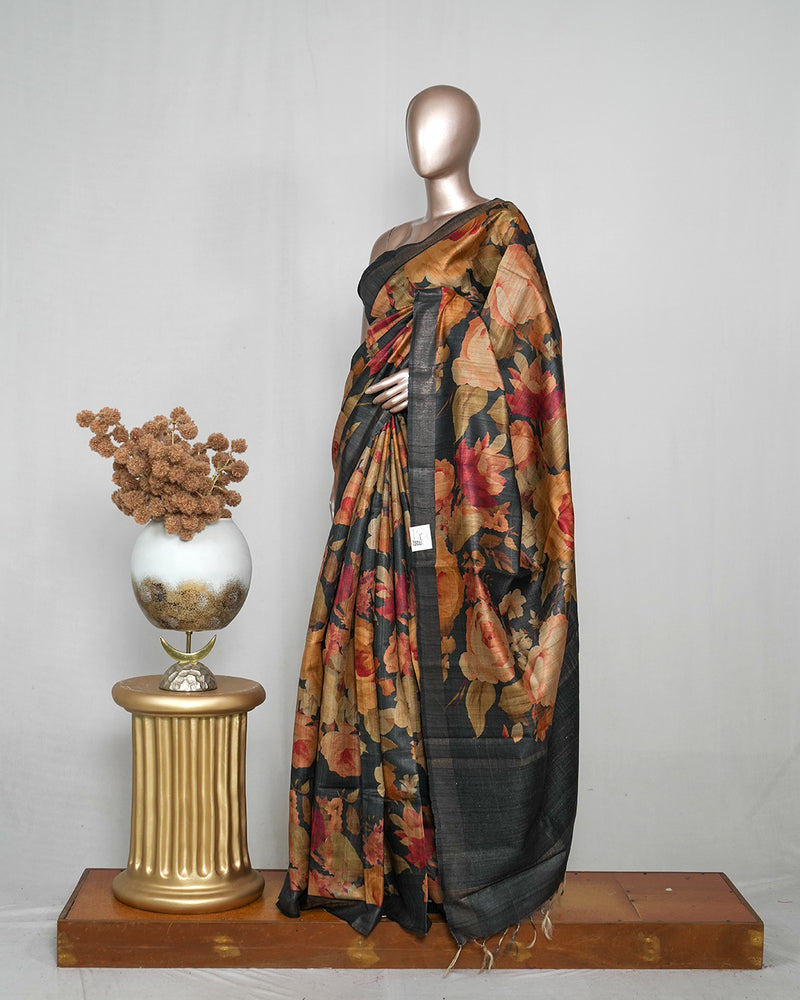 Tussar Silk Saree SAN4069