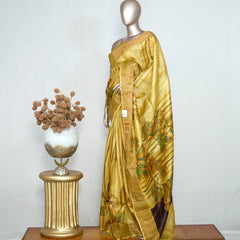 Printed Tussar Silk Saree SAN4212