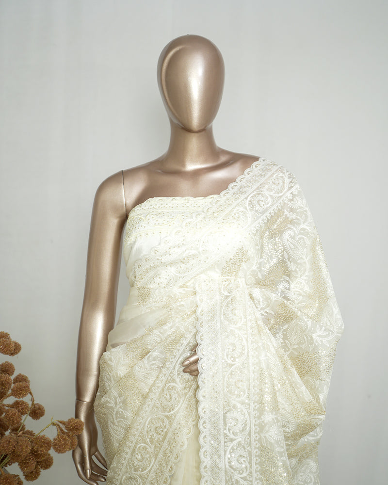 Organza Saree  SAN4858