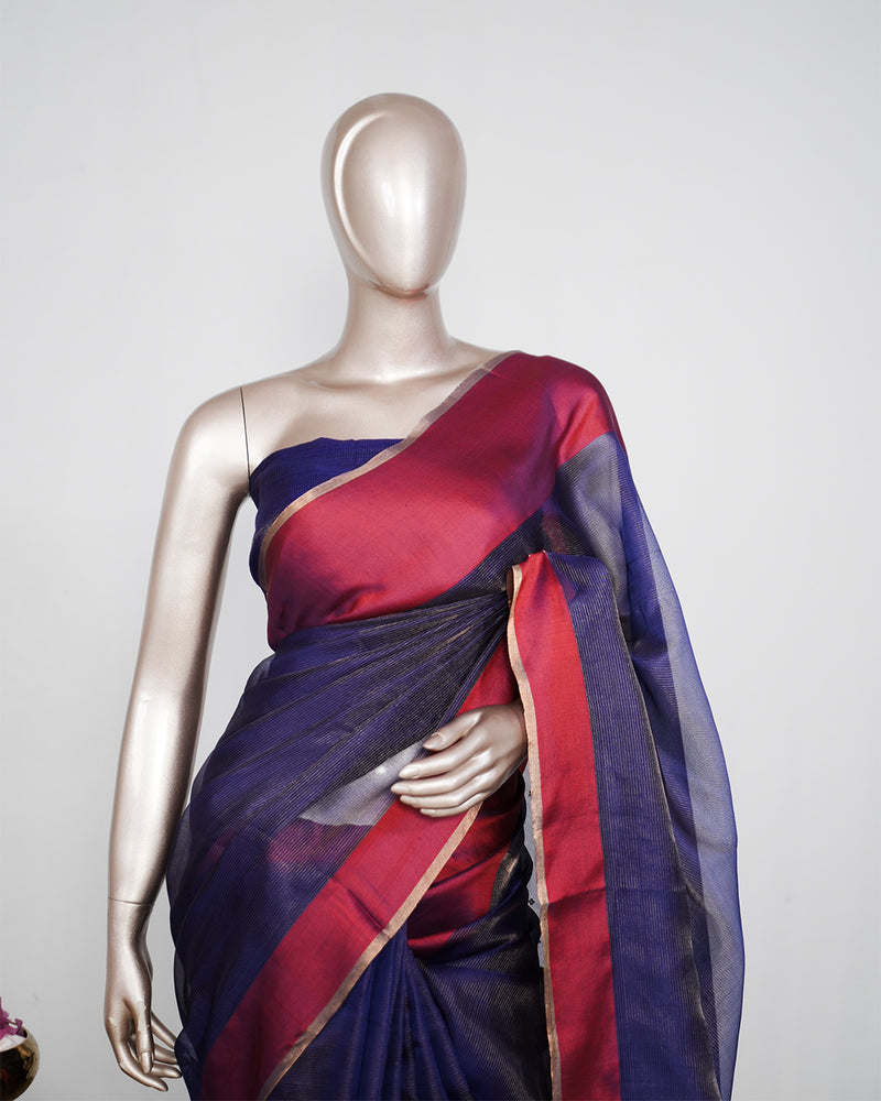 Pure Kora Silk Organza Saree   SAN4926
