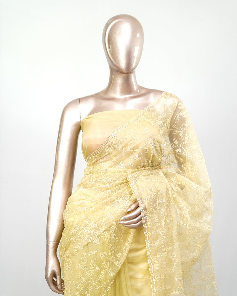 Organza Saree  A SAN4077