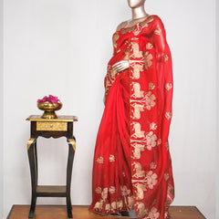 Pure Organza Designer Saree  SAN4933