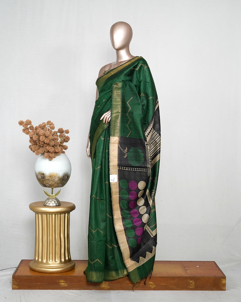 Tussar Silk Saree SAN4052