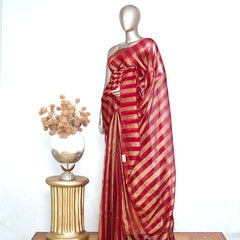 Organza with Tissue Silk Saree  SAN4474