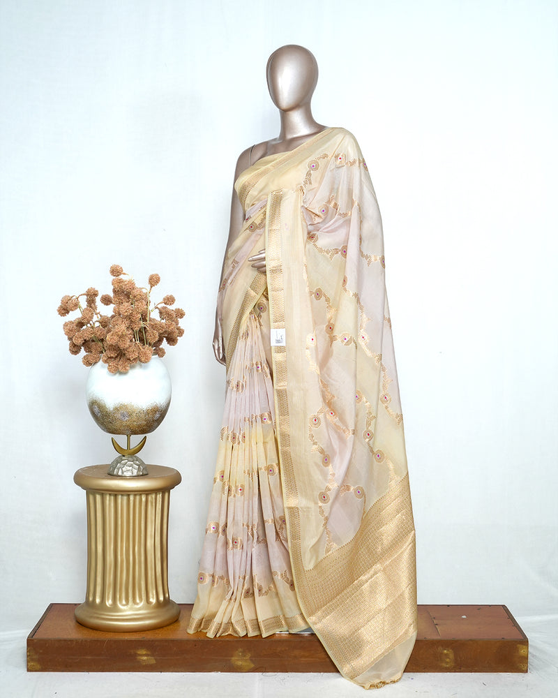 Pure Chanderi Silk Saree SAN4537
