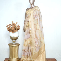 Pure Chanderi Silk Saree SAN4537