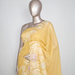 Striped Pure Viscose Organza Saree SAN4267