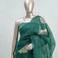 Glass Organza Saree D SAN5389
