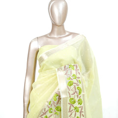 floral Tissue Organza J 005396