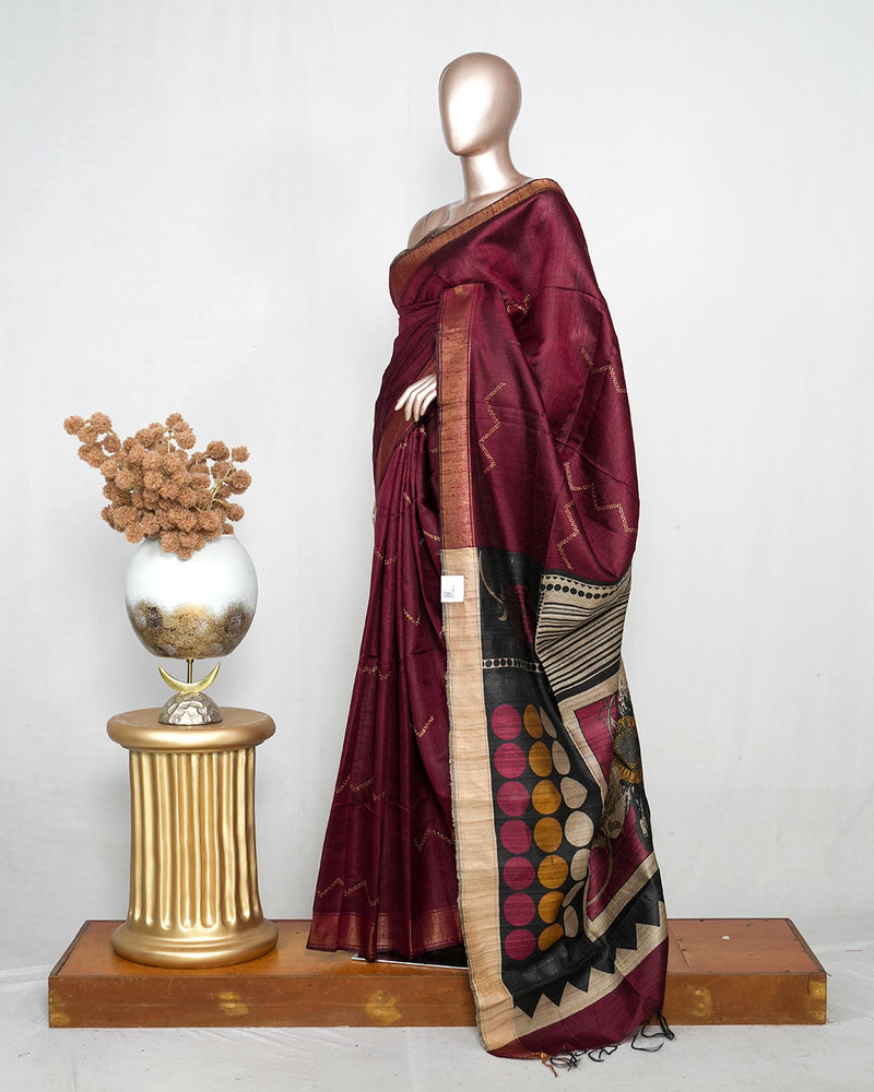 Tussar Silk  SAN4070