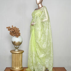 Semi Turkish Organza Saree SAN4956