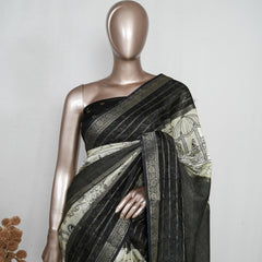 Print Mysore Silk Saree SAN4445