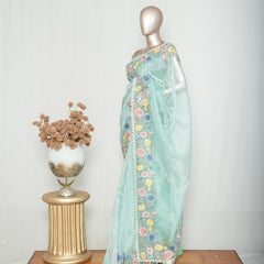 Crystal Organza Saree SAN4319