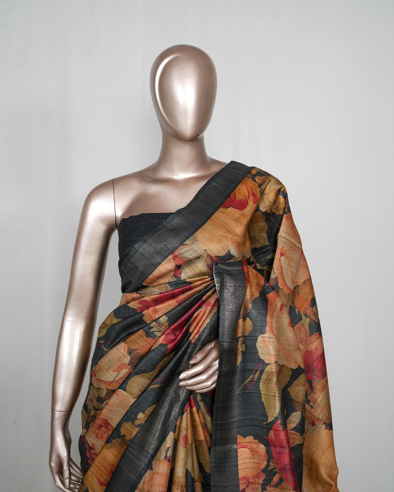 Tussar Silk Saree SAN4069